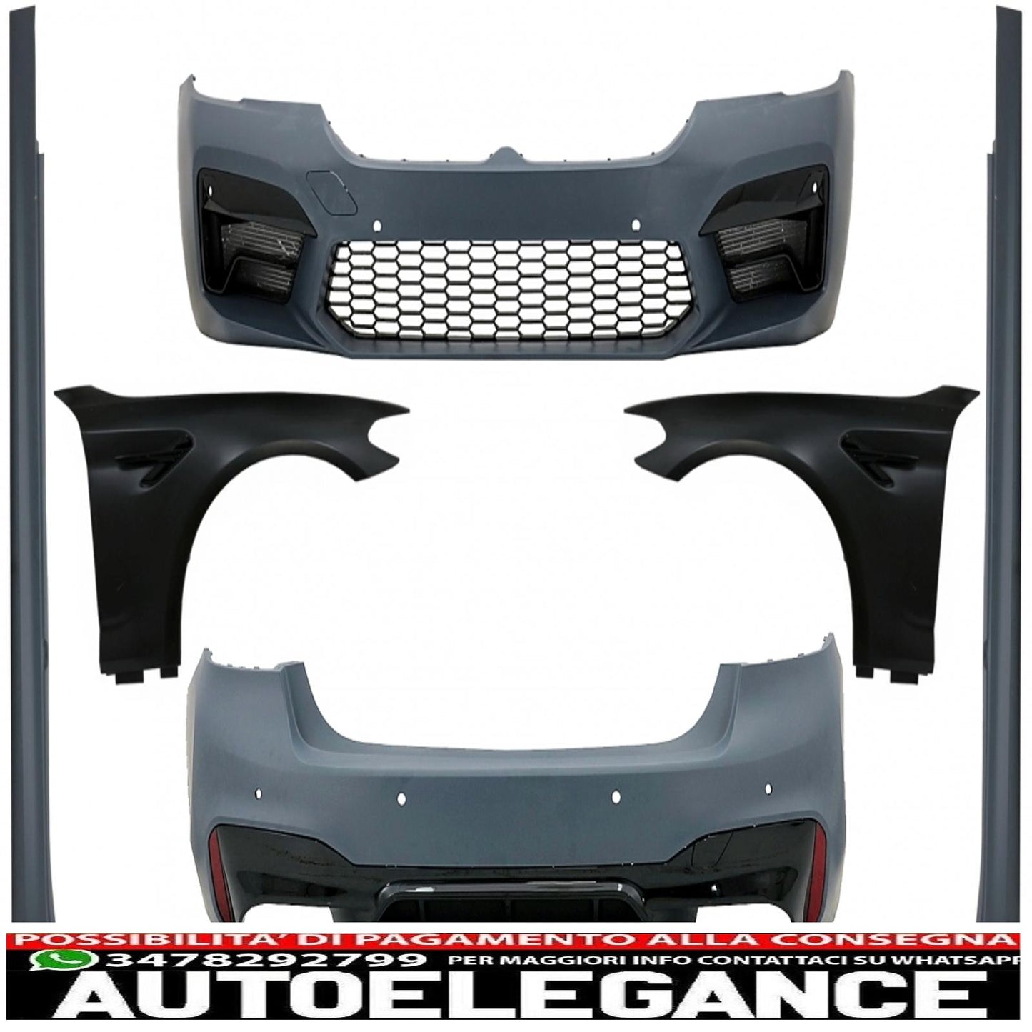 complete body kit suitable for bmw 5 series g30 lci (2020 onwards) m5 design