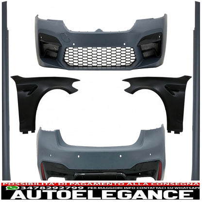 complete body kit suitable for bmw 5 series g30 lci (2020 onwards) m5 design