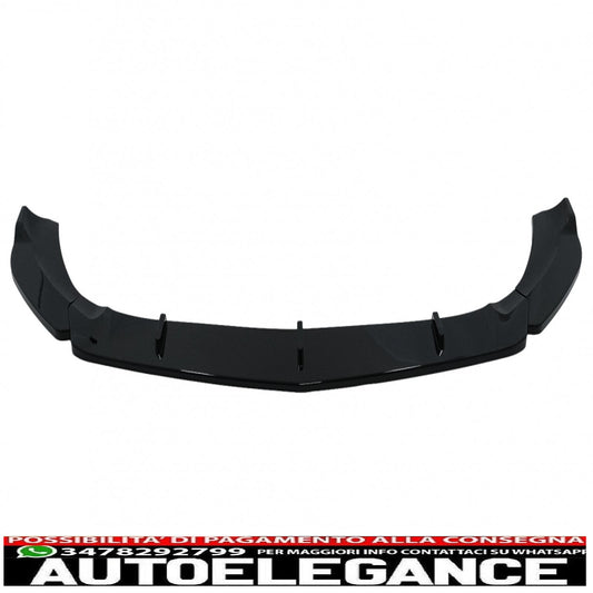 Labbro spoiler paraurti anteriore adatto per mercedes classe a w177 v177 sport-line / a35 (2018-up) nero pianoforte