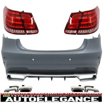 Rear conversion package suitable for mercedes e class w212 (2009-2012) to e63 facelift design
