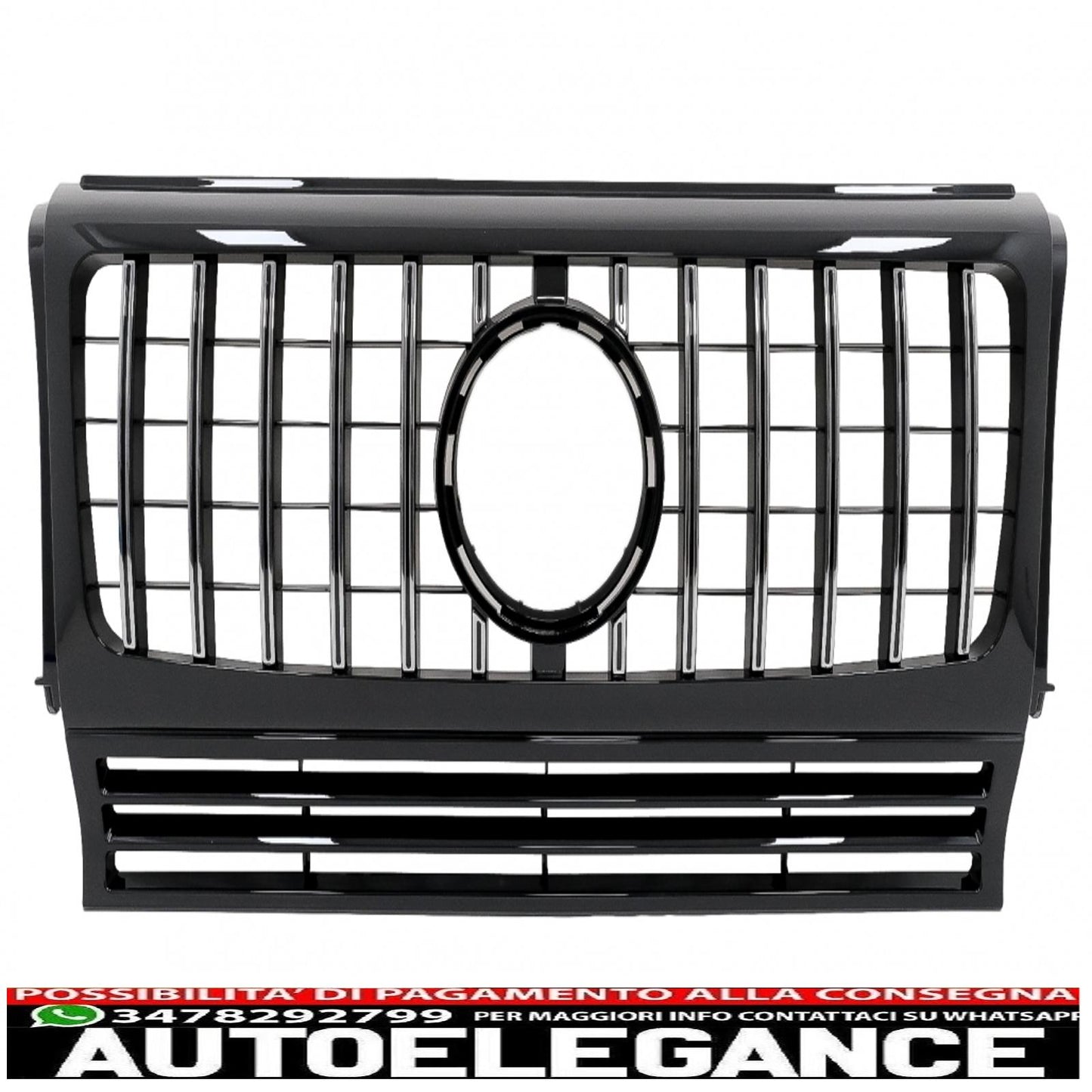 front grille suitable for mercedes g class w463 (1990-2014) new design g63 gt-r panamericana 