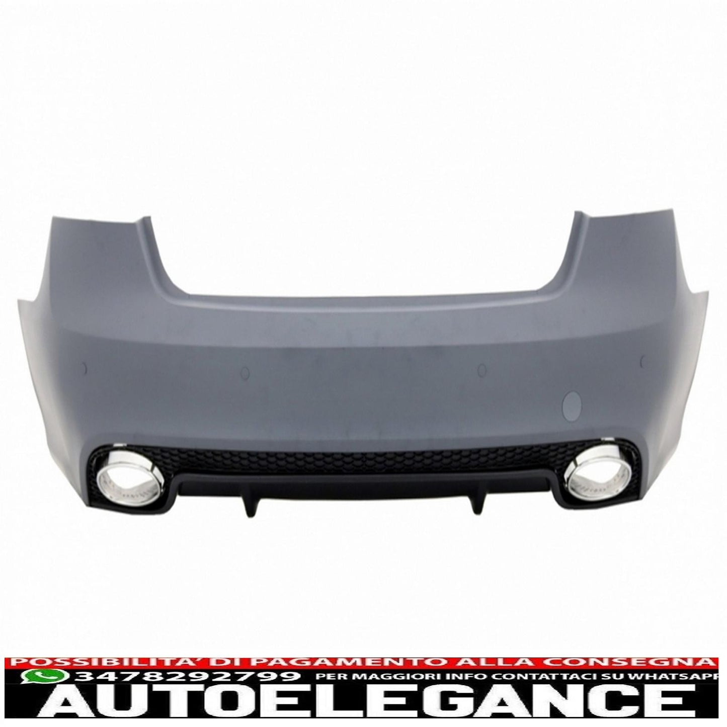 rear bumper suitable for audi a5 s5 8t (2007-2013) 8t facelift (2013-up) sportback design rs5