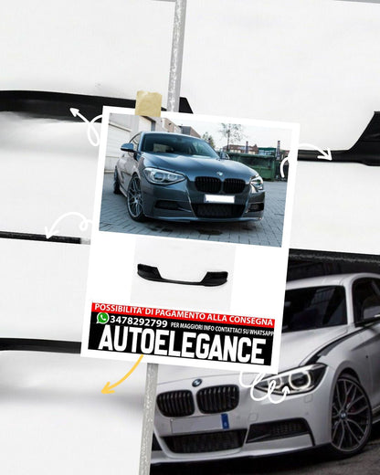 ⭐FRONT SPLITTER SUITABLE FOR BMW 1 SERIES F20 F21 2011-2015 ⭐