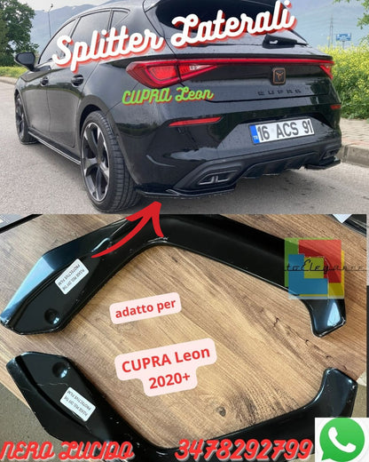 Rear Side Splitters ✨✨CUPRA Leon 2020+ Version 2 ✨✨ 