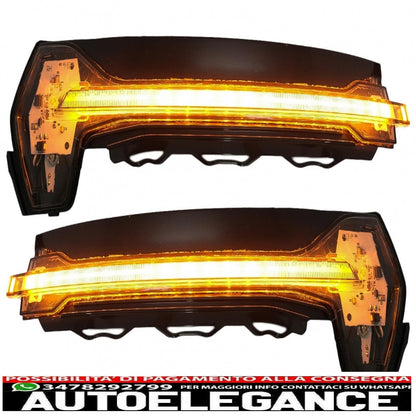 osram dynamic full led mirror turn signals ledriving dmi suitable for audi a3 s3 8v (2013-) rs3 8va (2015-) black