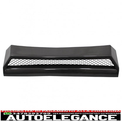 Labbro spoiler superiore paraurti anteriore in carbonio adatto per mercedes w463 classe g (1989-up) vero carbonio