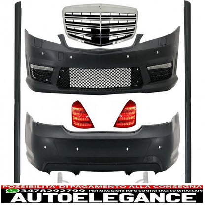 Complete body kit for restyling suitable for mercedes s class w221 lwb (2005-2009)