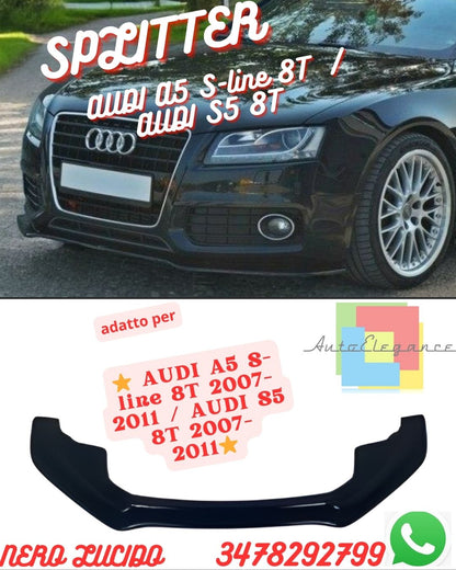 SPLITTER ADATTO PER⭐⭐ AUDI A5 S-line 8T 2007-2011 / AUDI S5 8T 2007-2011⭐⭐