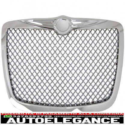 griglia anteriore adatta per chrysler 300c berlina avant (2004-2010) bentley look edizione cromata