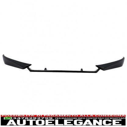 Front Bumper Lip Extension Spoiler Fit For VW Passat B8 3G Limousine Variant (2015-2018) Piano Black