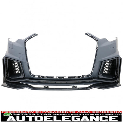 paraurti anteriore adatto per audi a6 c8 4k (2018-2020) design rs6