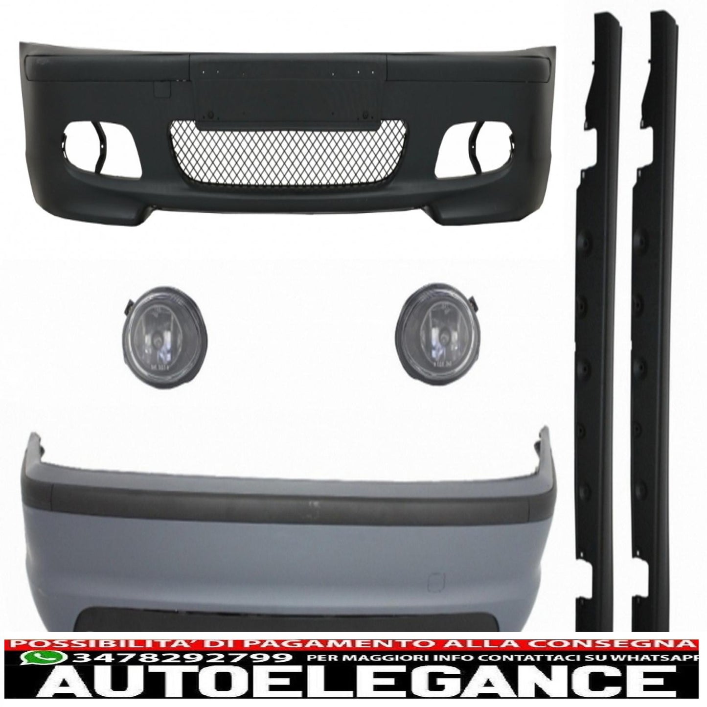 body kit suitable for bmw 3 series e46 (1998-2005) m-technik design 