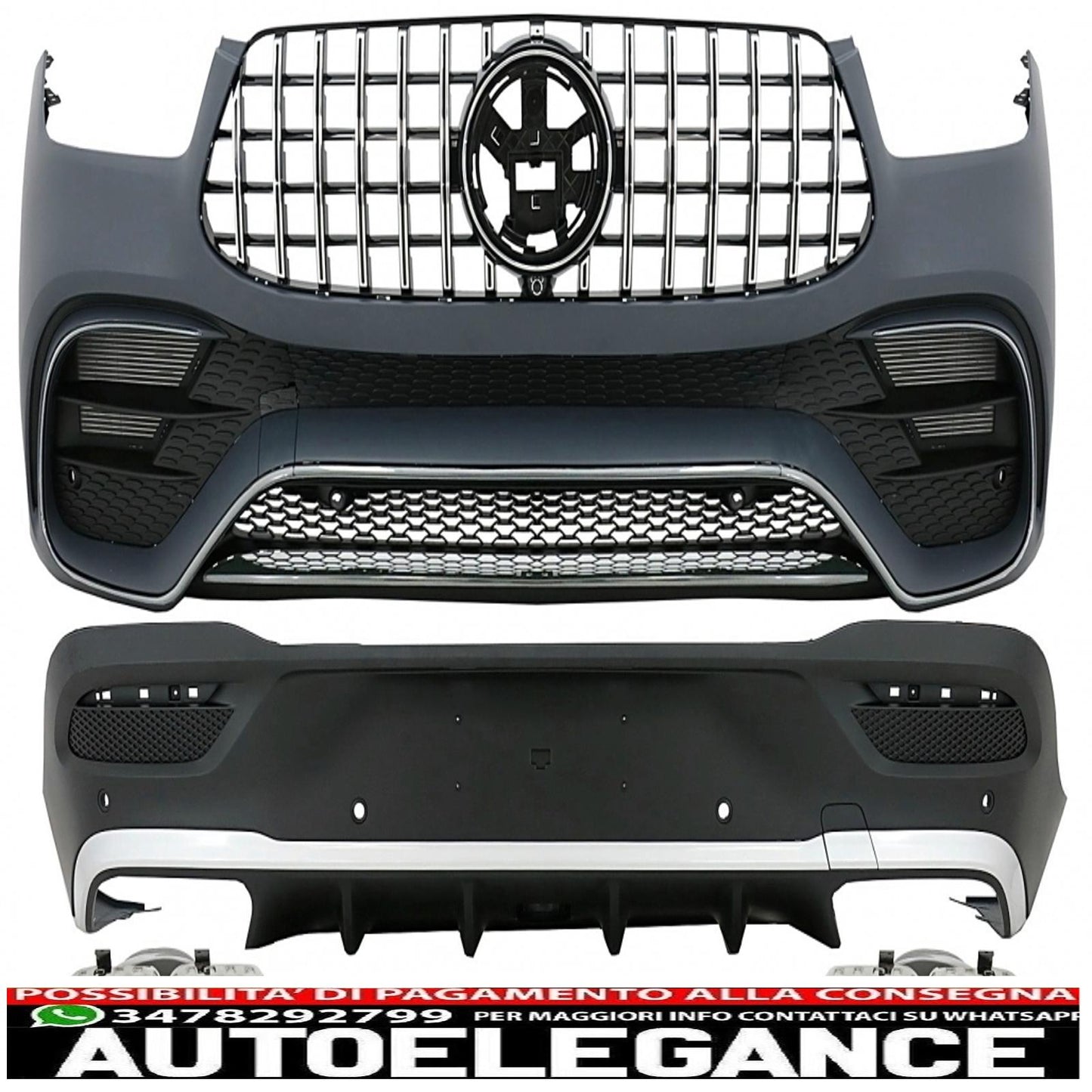 body kit suitable for mercedes gle c167 coupe sport line (2019-up) design gle 63s 