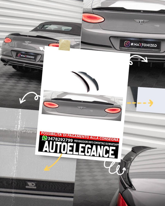 3D SPOILER CAP compatible for BENTLEY CONTINENTAL CONVERTIBLE GT MK3 