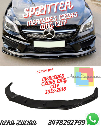 ✨ SPLITTER ✨ GEEIGNET FÜR✨ MERCEDES CLA45 AMG C117✨ 2013-2016