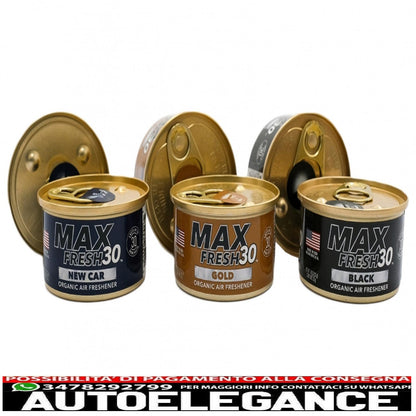 paradise air fresh deodorante biologico senza tappo lattina max fresh 30 6 lattine assortite