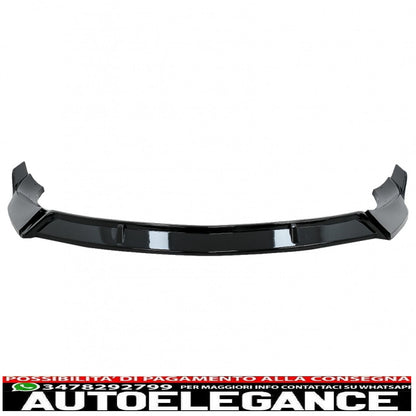 Front Bumper Spoiler Lip Extension Fit For Mercedes CLA C117 X117 Sport Line (2016-2018) Piano Black 
