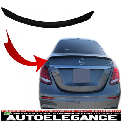 trunk spoiler suitable for mercedes e-class w213 (2016-up) matt black 