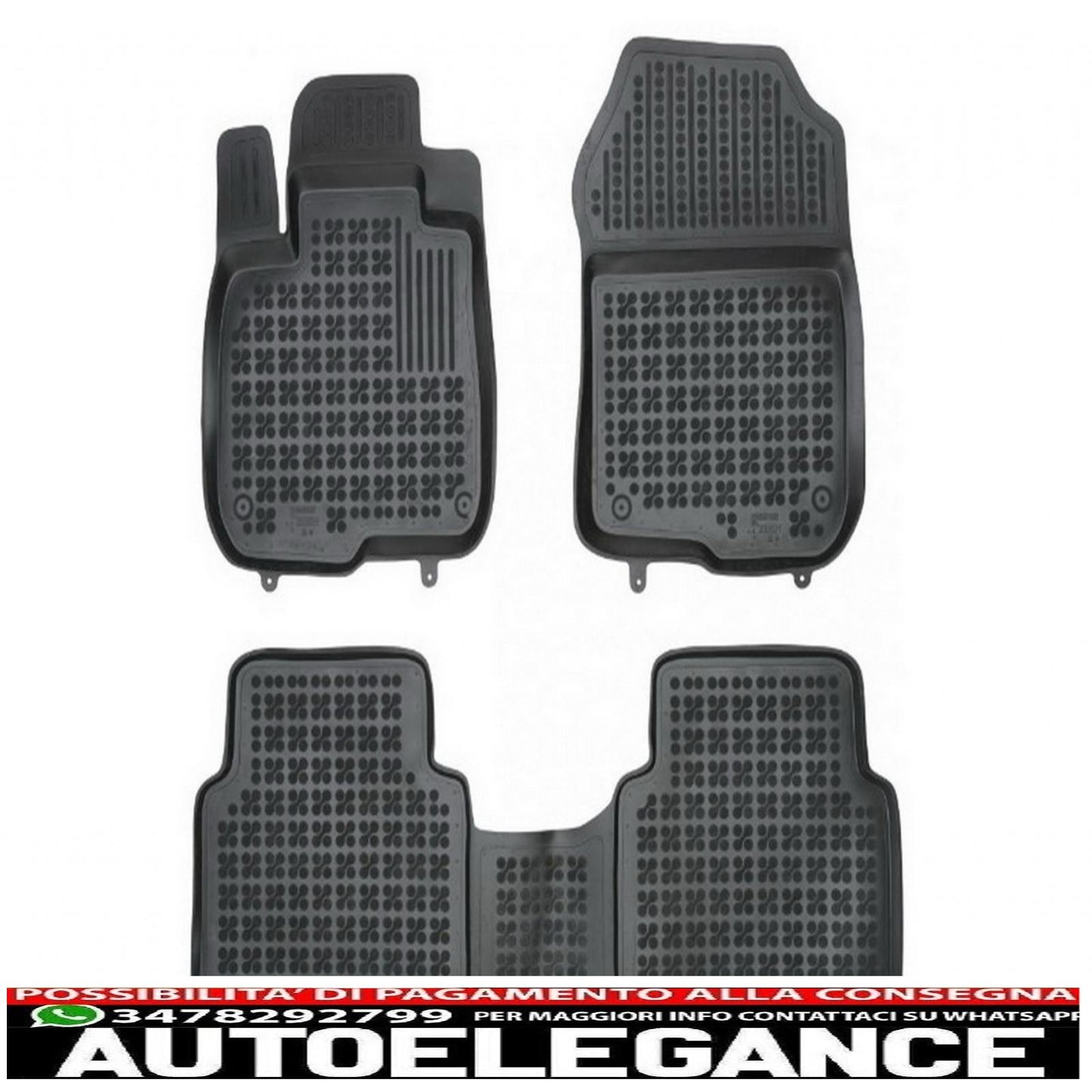 black rubber mats suitable for honda cr-v v (2018-up) cr-v e:hev (2022-up) hybrid (hev)