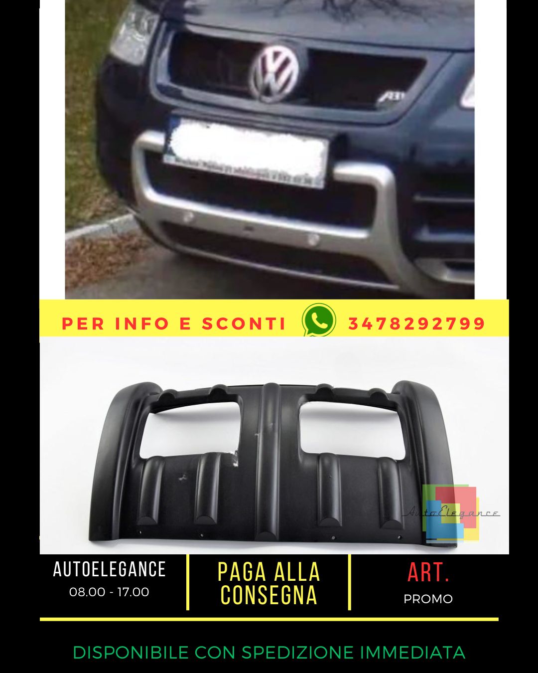 🔥Sotto paraurti ADATTO PER VW Touareg 2002-2006🔥