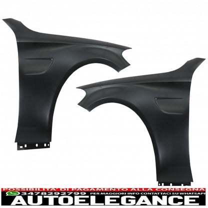 parafanghi anteriori adatti per mercedes classe c w205 s205 c205 a205 (2014-2020) c63 look