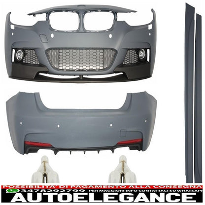 complete body kit suitable for BMW F30 (2011-2014) m-performance design with m-power design exhaust tips