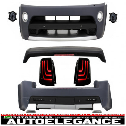 body kit suitable for land rover sport l320 restyling (2009-2013) autobiography design with glohh smoked rear lights