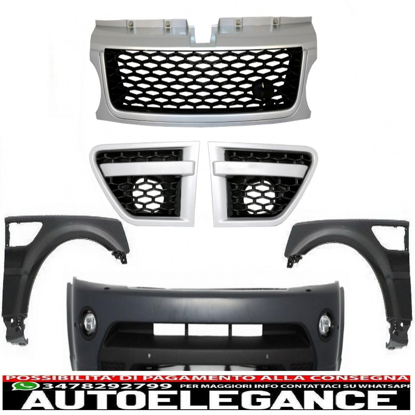 Restyling conversion group suitable for Land Range Rover Sport L320 (2005-2013) autobiography design 