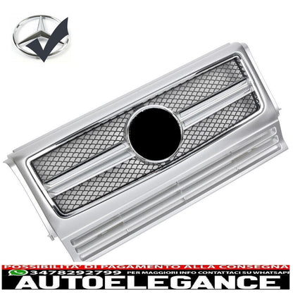La griglia del radiatore sportiva si adatta al look cromato Mercedes W463 G 1990-2018