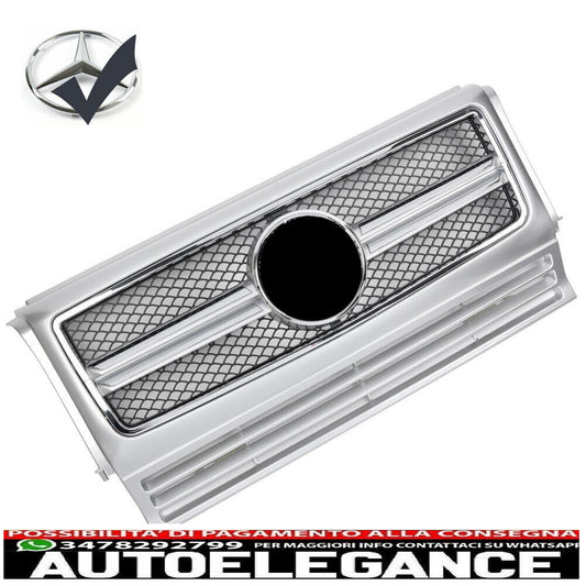 La griglia del radiatore sportiva si adatta al look cromato Mercedes W463 G 1990-2018