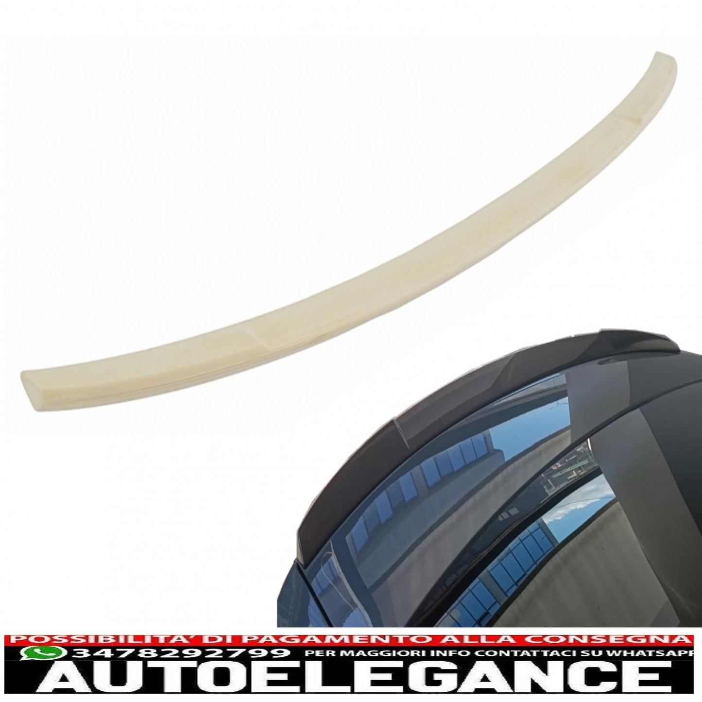 Ala spoiler per bagagliaio adatta per skoda octavia mk4 (2020 in poi) berlina/liftback AUTOELEGANCERICAMBI