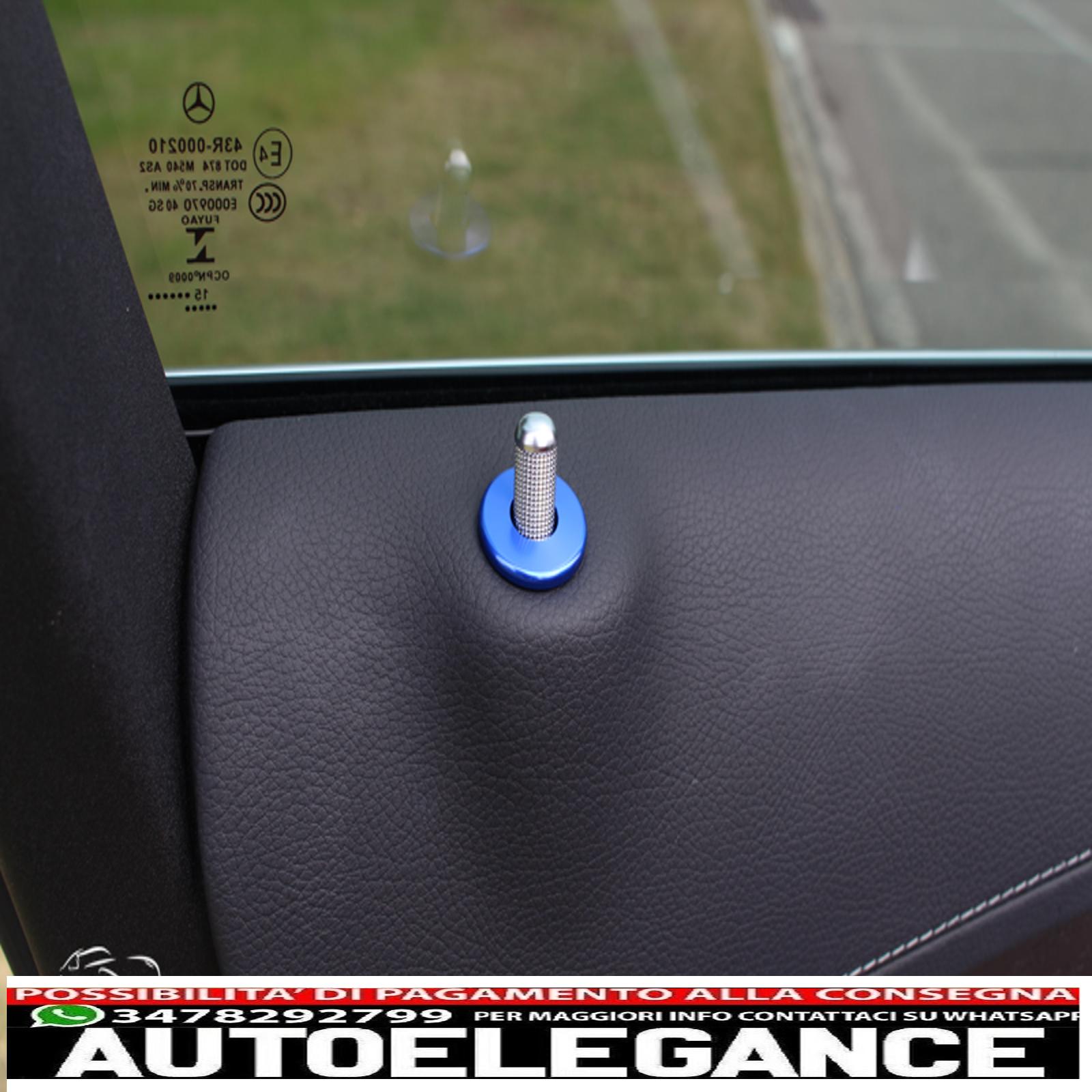 anelli chiusura porta tuning blu per Mercedes w205 c e w213 classe e-mostra il titolo originaletesto anelli serratura porta originali tuning blu per Mercedes w205 c e w213 classe e AUTOELEGANCERICAMBI