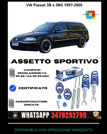 🔥Assetto sportivo PER VW Passat 3B e 3BG 1997-2005🔥