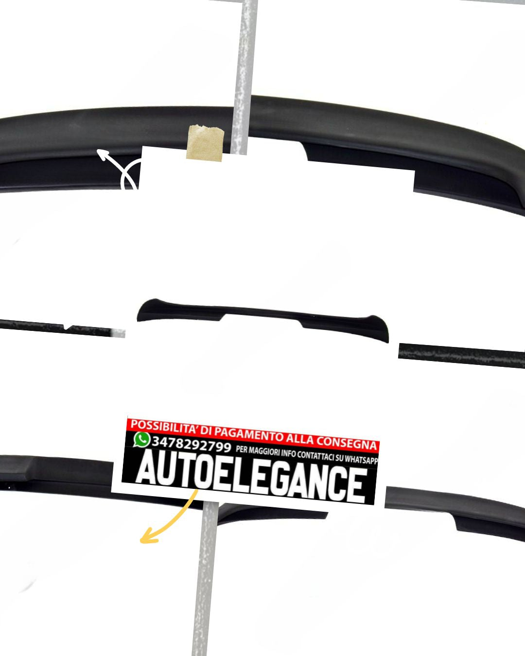 SPOILER adatto per VW Golf 5 3D 5D 2003-2008