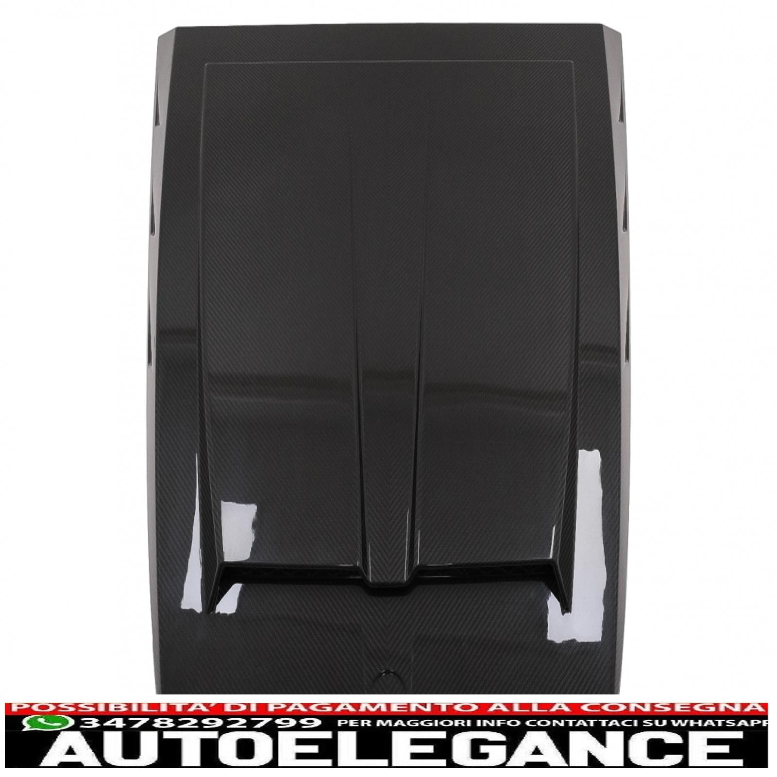 cofano adatto per mercedes classe g w463 restyling (2018-2022) real dry carbon AUTOELEGANCERICAMBI