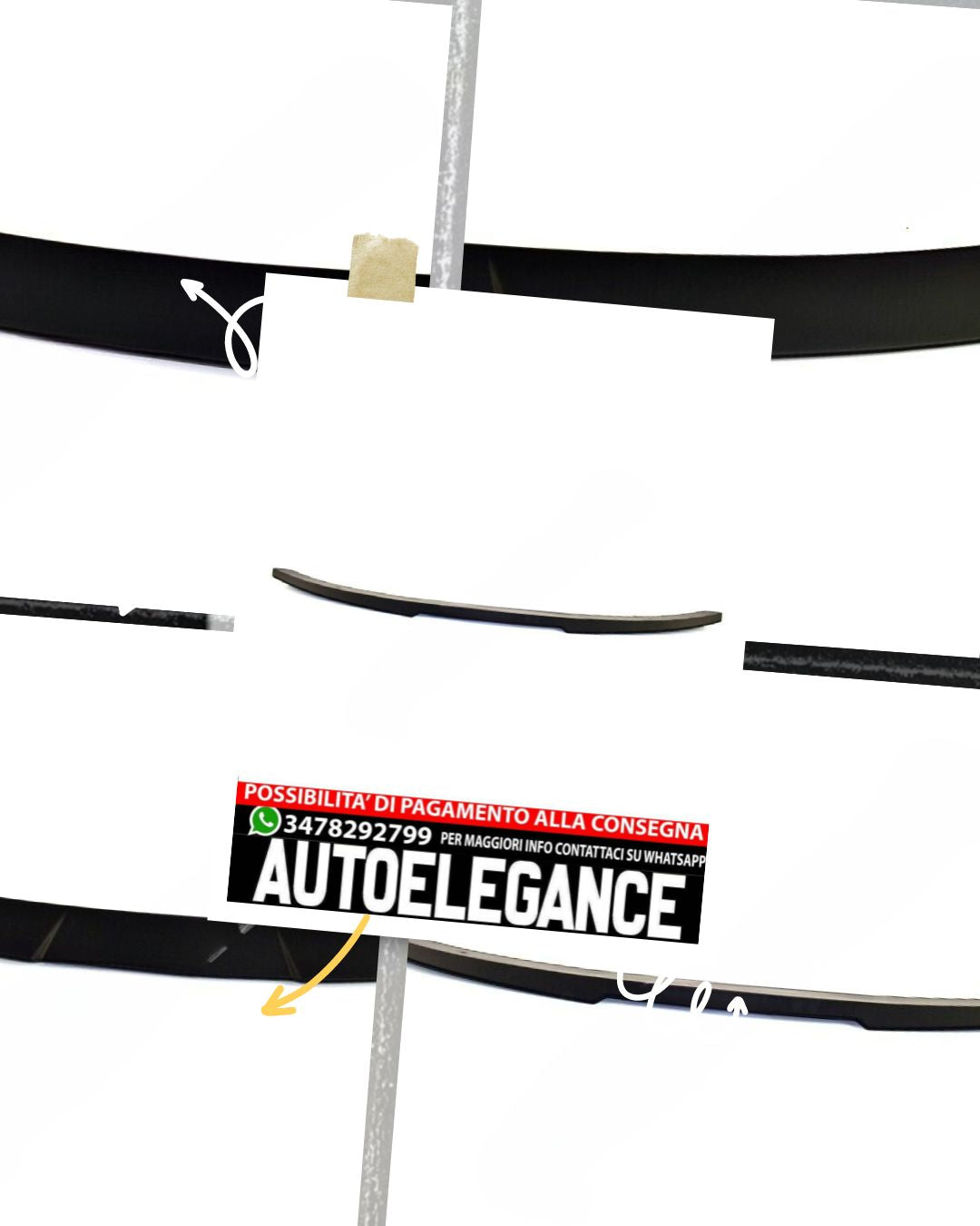 SPOILER adatto per Audi A4 B8 2007-2015