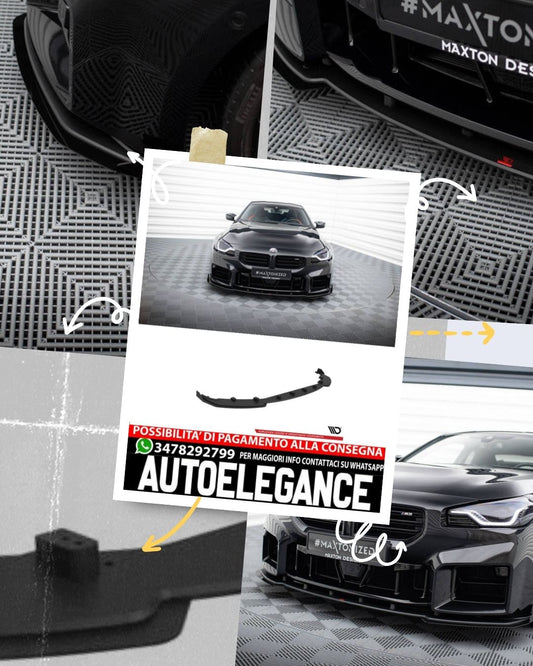 FRONT SPLITTER STREET PRO V.1 + FLAPS BMW M2 G87 (2023 - ) 