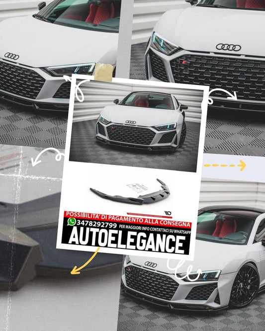 FRONT SPLITTER SUITABLE FOR V.1 AUDI R8 MK2 FACELIFT (2018 -) 