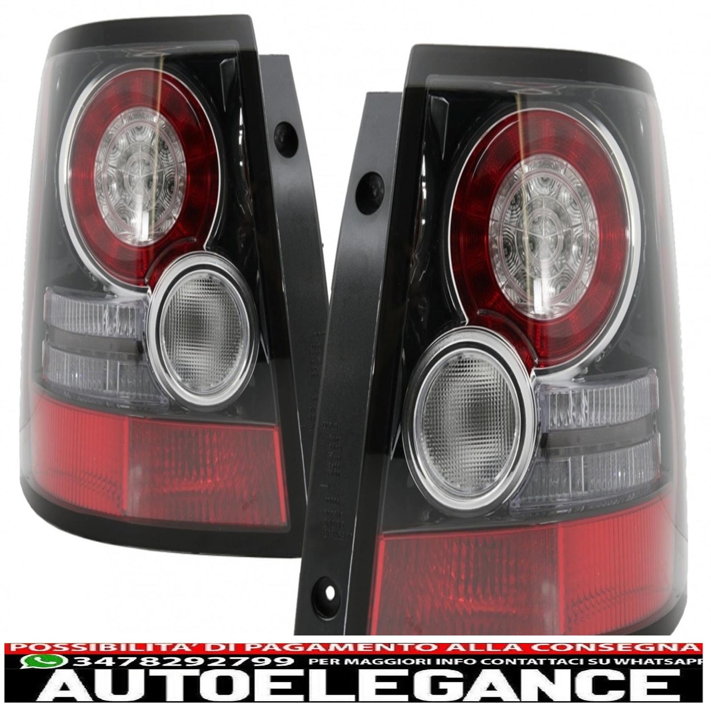 led rear lights suitable for range rover sport l320 (2005-2013) restyling autobiography design