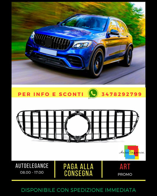 ✨Glossy Black GTR Grille SUITABLE FOR Mercedes GLC Class W253✨