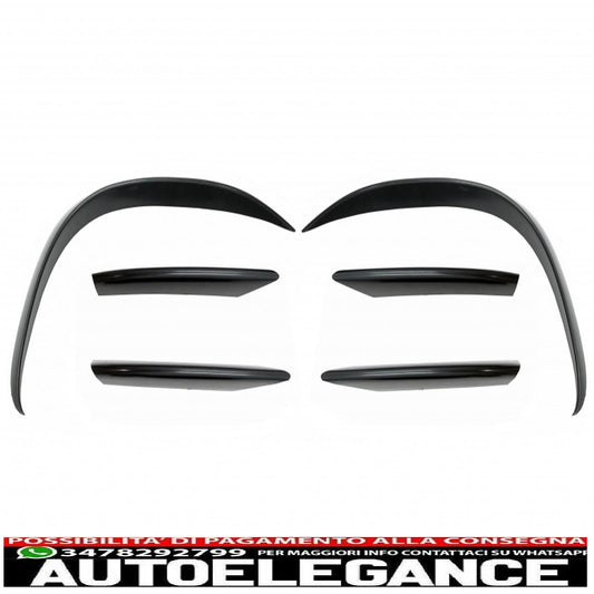 Front Bumper Splitter Wings Aerodynamic Flaps Fit For Mercedes C Class W205 S205 C205 A205 Facelift (2019-up) C43 Design