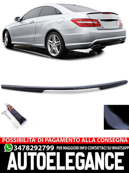 Aftermarket Gloss Black Rear Spoiler Lip Sport Fits Mercedes E-Class C207 Coupe 09-16 