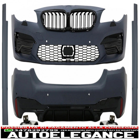 complete body kit suitable for bmw 5 series f10 (2010-2017) conversion to g30 lci m5 design