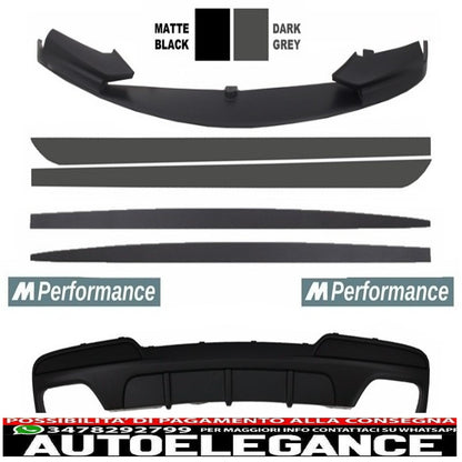 additional conversion kit extension to m-performance design suitable for bmw 5 series f10 f11 (2011-2017) sedan touring