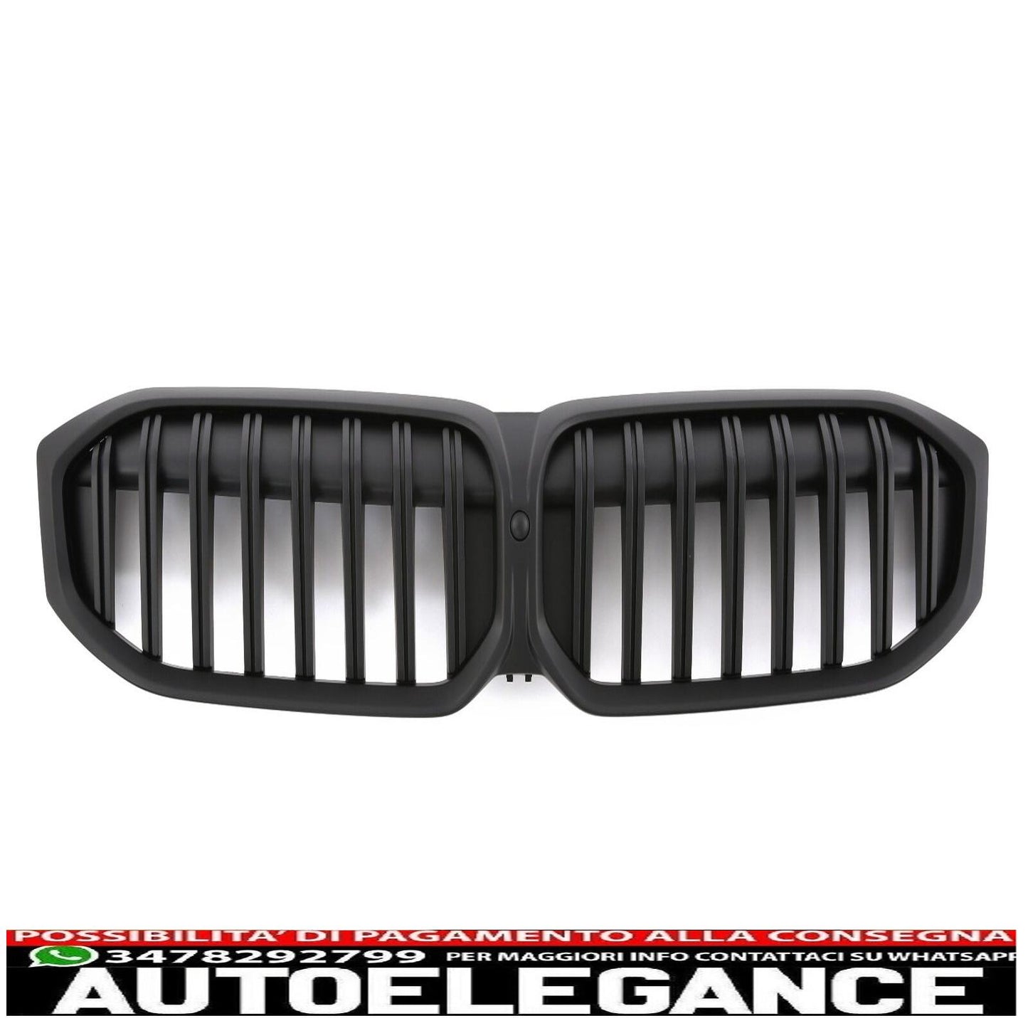 Adatto alla griglia del radiatore BMW Serie 3 G20 G21 LCI dal 07/2022 nero opaco AUTOELEGANCERICAMBI