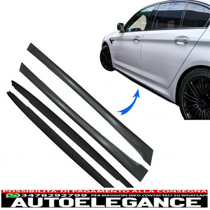 side skirts with extensions suitable for bmw 5 series g30 limousine g31 touring (2017-up) m5 design