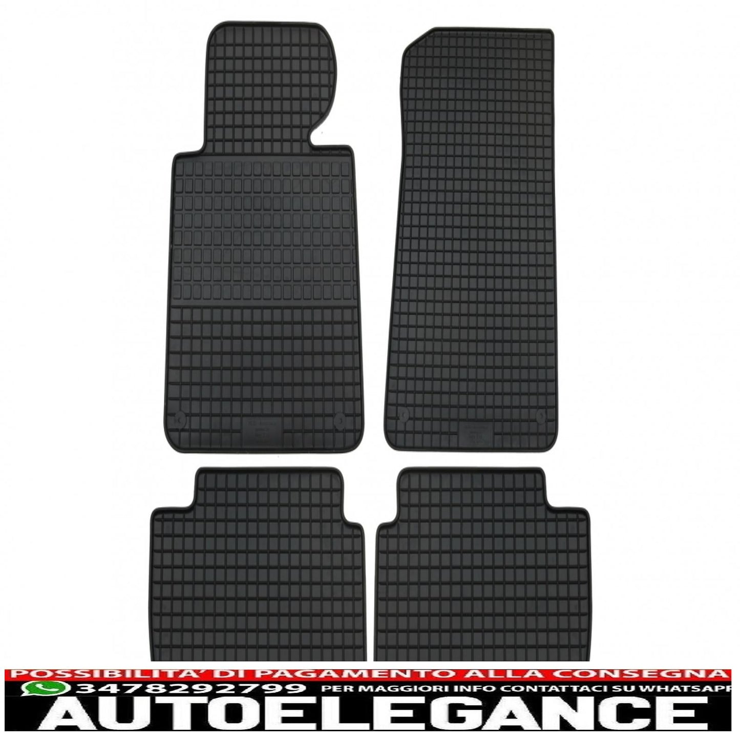 Rubber mats suitable for bmw 3 series e46 (1998-2004)