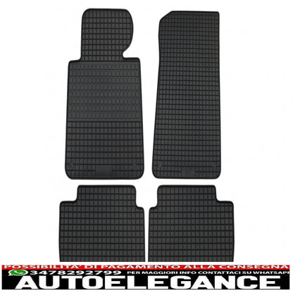 Rubber mats suitable for bmw 3 series e46 (1998-2004)