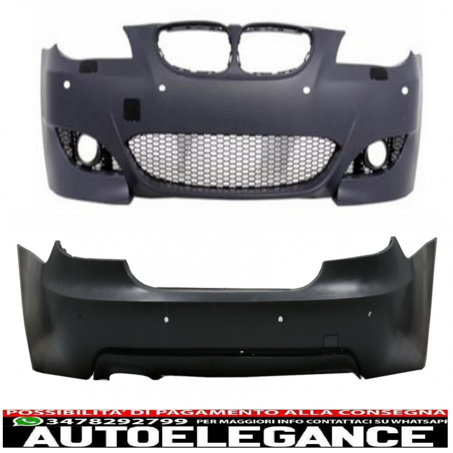 body kit suitable for bmw 5 series e60 lci (2007-2010) m5 design m-technik with pdc 18mm