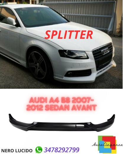 ✨SPLITTER ADATTO PER Audi A4 B8 2007-2012 Sedan Avant✨